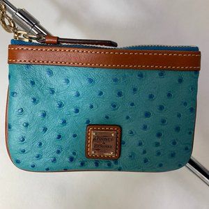 Dooney & Bourke Ostrich Collection Wristlet Pouch